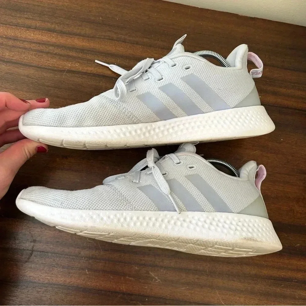 Adidas PureMotion Running Shoe Cloud Foam Grey Size 11